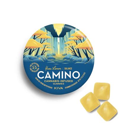 Camino Yuzu Lemon "Balance" Gummies - Kiva Confections