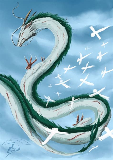 Haku ( dragon) by Super-Furet.deviantart.com on @DeviantArt | Studio ghibli, Ghibli, Ghibli movies