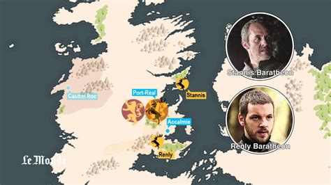 Game Of Thrones Character Map Season 1