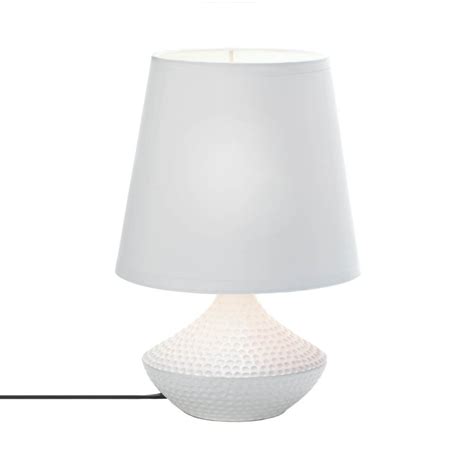 Table Lamp White, Modern Mini Ceramic White Bedside Table Lamp - Walmart.com - Walmart.com