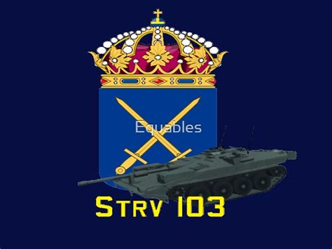 "Swedish Strv 103 (S-Tank)" by Equables | Redbubble