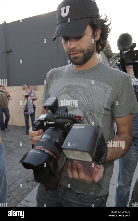 Adrian Grenier filming a documentary on how Celebrities need Paparazzi. He also tries his hand ...