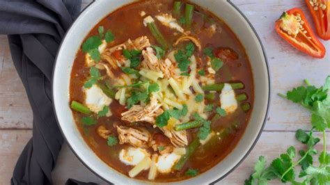 Low Carb Chilli Chicken Soup - Carb Dodging