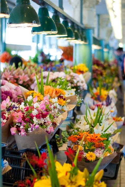 Flowers For Sale At Pike Place Market, Seattle Stock Images - Image ...