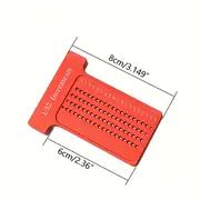 Woodworking Scribe T type Ruler Hole Scribing Ruler Aluminum - Temu