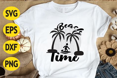 Beach Time Graphic by Guru Chondal · Creative Fabrica