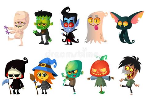 Halloween Cartoon Stock Illustrations – 409,471 Halloween Cartoon Stock ...