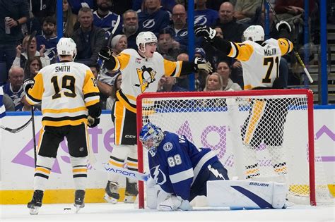 Penguins goalie Jarry scores into empty net in 4-2 victory over ...