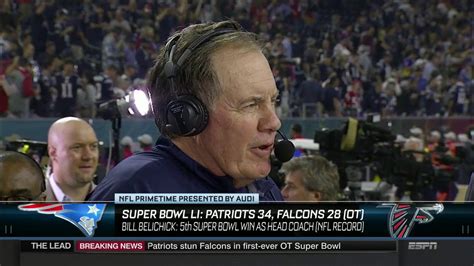 Super Bowl 51 Postgame Interview with Bill Belichick and Chris Berman ...