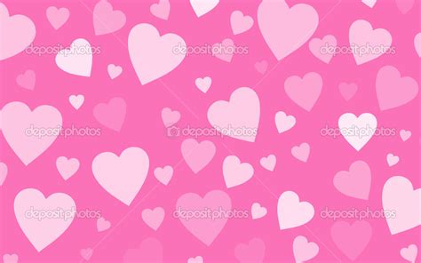 Pink wallpaper with white hearts Stock Photo by ©Syda_Productions 39464393