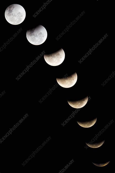 Partial Lunar Eclipse - Stock Image - F031/4812 - Science Photo Library