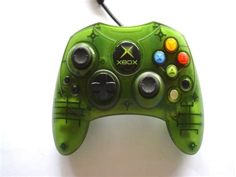 Microsoft Xbox Original S Controller Clear Green - Baxtros