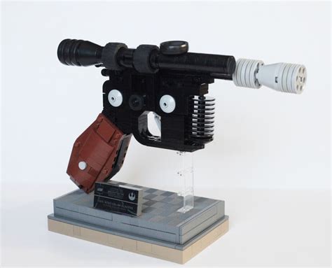 The Legendary Han Solo DL-44 Heavy Blaster Recreated In LEGO | Bit Rebels