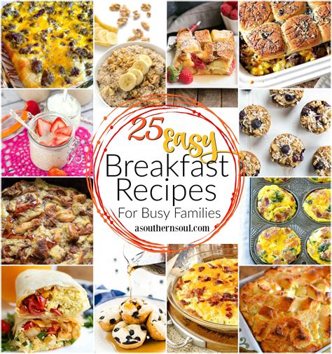 Family Breakfast Ideas