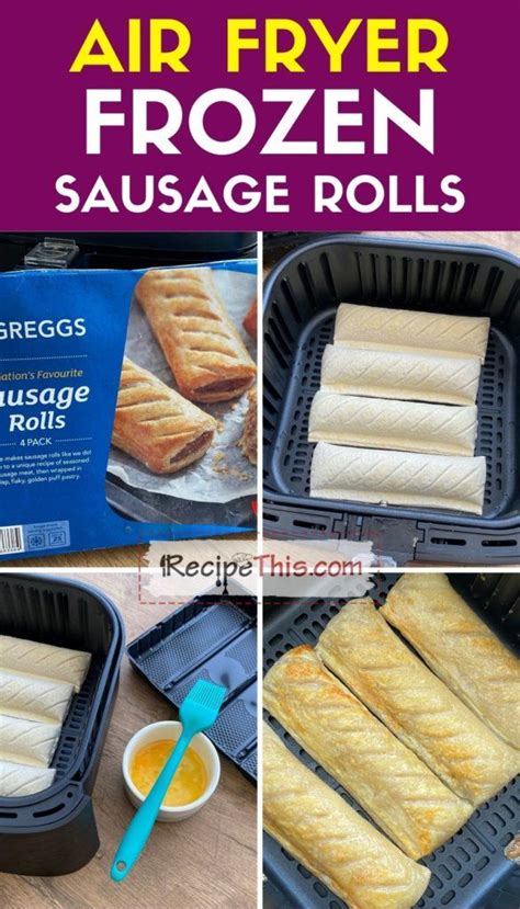 Recipe This | Air Fryer Frozen Sausage Rolls | Recipe | Sausage rolls ...