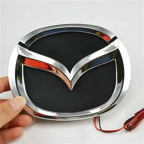 2015 new style Newest Design Style Colorful LED logo Light emblem light for Mazda 6-in Car Light ...