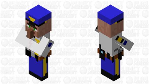 Security Guard Villager Minecraft Mob Skin