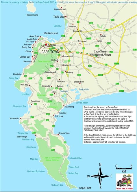 Cape town map – Artofit