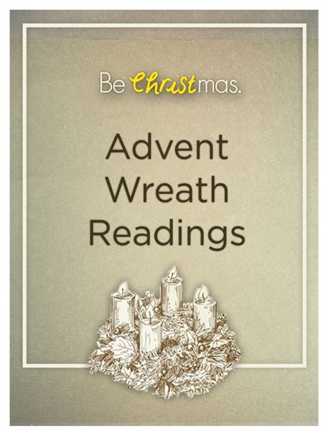 Advent Wreath Readings Handout | PDF | Messiah | Advent