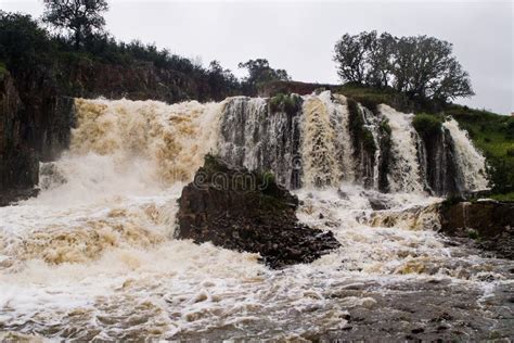 Cataract stock photo. Image of flood, spain, waterfall - 49137350