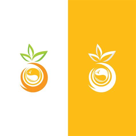 Orange logo design 8961481 Vector Art at Vecteezy