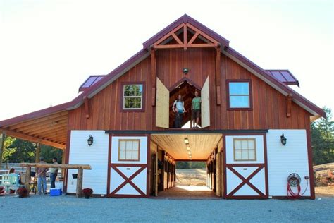 Tour a Rustic Two-Tone Barn in Canada - STABLE STYLE | Barn house kits ...