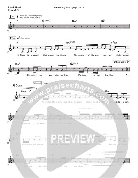 Awake My Soul Sheet Music PDF (Hillsong Worship) - PraiseCharts