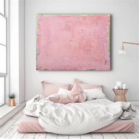 ORIGINAL PINK ABSTRACT Painting Xlarge Canvas Art Minimalist - Etsy in 2022 | Pink abstract ...