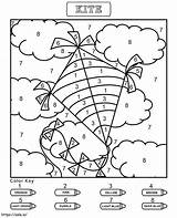 Kindergarten Color By Number Coloring Pages sketch template