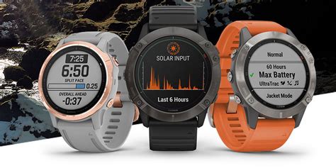 Garmin Unveils Fenix 6X Pro: GPS Smartwatch With Solar Charging