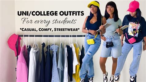 BACK TO COLLEGE OUTFITS / UNI & COLLEGE OUTFIT IDEAS - YouTube