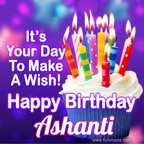 It's Your Day To Make A Wish! Happy Birthday Ashanti! | Funimada.com