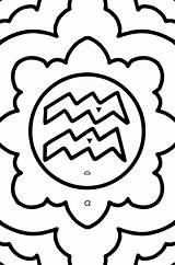 Coloring Page  zodiac Sign Aquarius ♥ Online And Print For Free sketch template