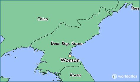 Where is Wonsan, North Korea? / Wonsan, Kangwon-do Map - WorldAtlas.com