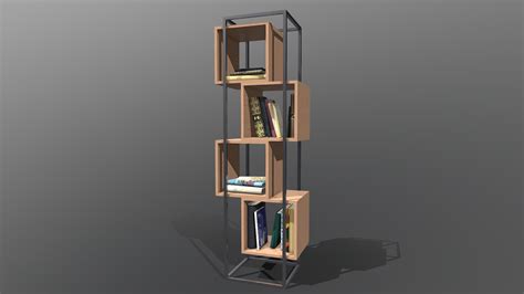 Bookcase - Download Free 3D model by 3D_for_everyone (@boglarka4 ...