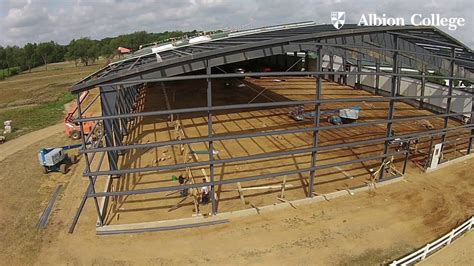 Equestrian Indoor Arena construction progress - YouTube