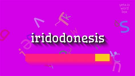 How to say "iridodonesis"! (High Quality Voices) - YouTube