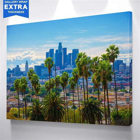 Beautiful Los Angeles Skyline Canvas - Zapwalls