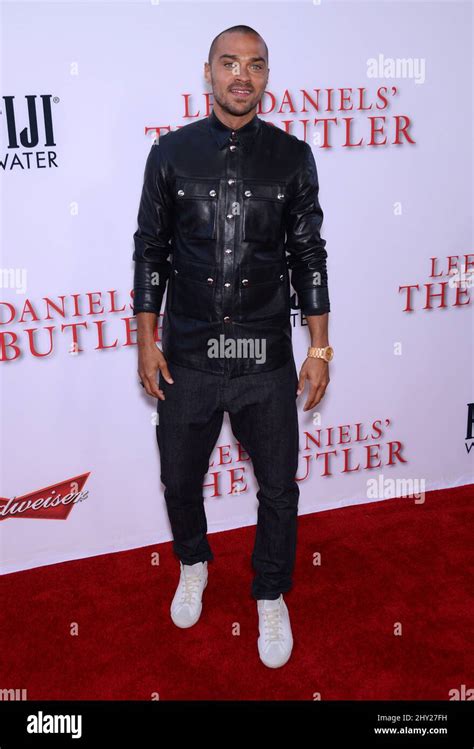 Jesse Williams attending the premiere of 'The Butler' Stock Photo - Alamy