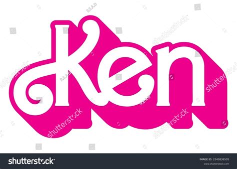 Ken Typografie Vector Artwork, englischer Name: Stock-Vektorgrafik (Lizenzfrei) 2340836505 ...