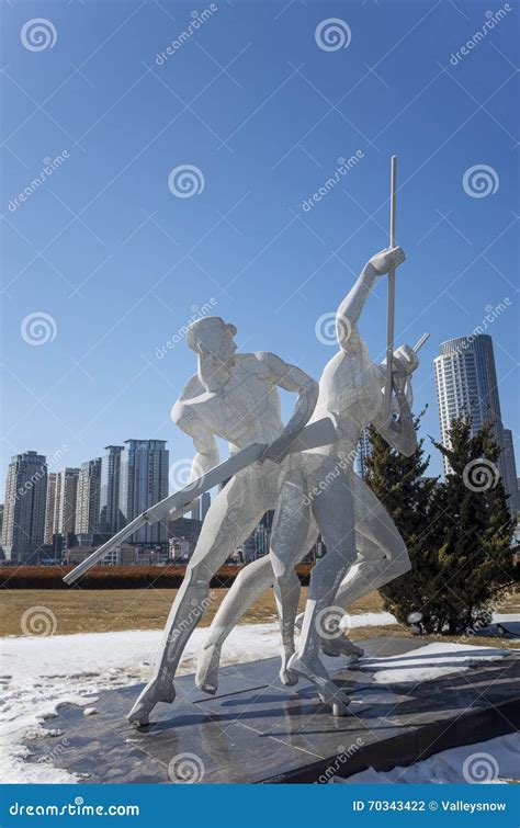 Sports Sculpture editorial photography. Image of dynamic - 70343422