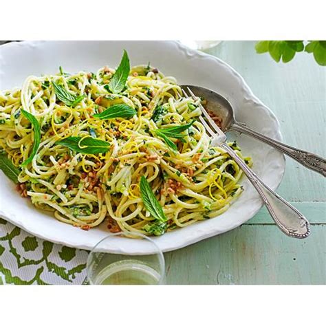 Tagliolini with zucchini, ricotta and mint recipe | Food To Love