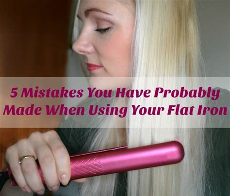 5 Mistakes You Have Probably Made When Using Your Flat Iron - Beauty by Miss L