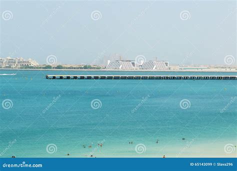 The View on Runway of Skydive Dubai and Jumeirah Palm Stock Image - Image of building, chair ...