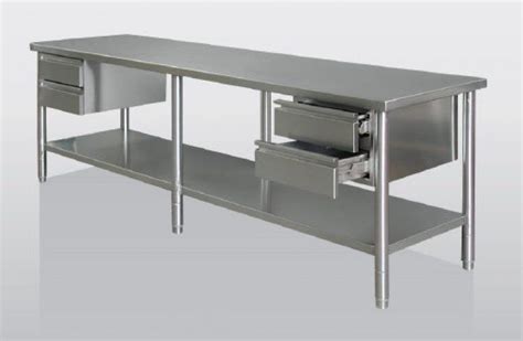 Commercial Kitchen Stainless Steel Tables Kitchen Vintage Industrial ...