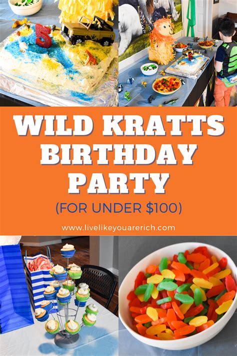 Wild kratts birthday party – Artofit