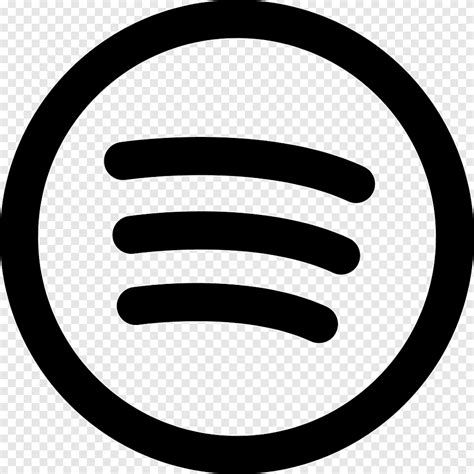 Graphics Spotify Logo, black and white spotify logo, logo, black And White png | PNGEgg