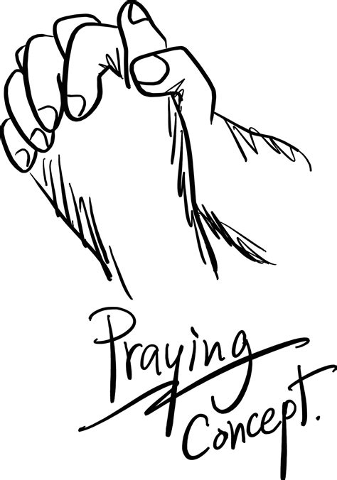 close-up hand praying vector illustration 3095878 Vector Art at Vecteezy