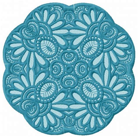 Lace doily 12 machine embroidery design