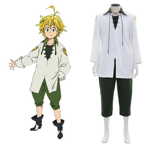 Aliexpress.com : Buy Anime Seven Deadly Sins Meliodas Cosplay Costume Dragon's Sin of Wrath ...